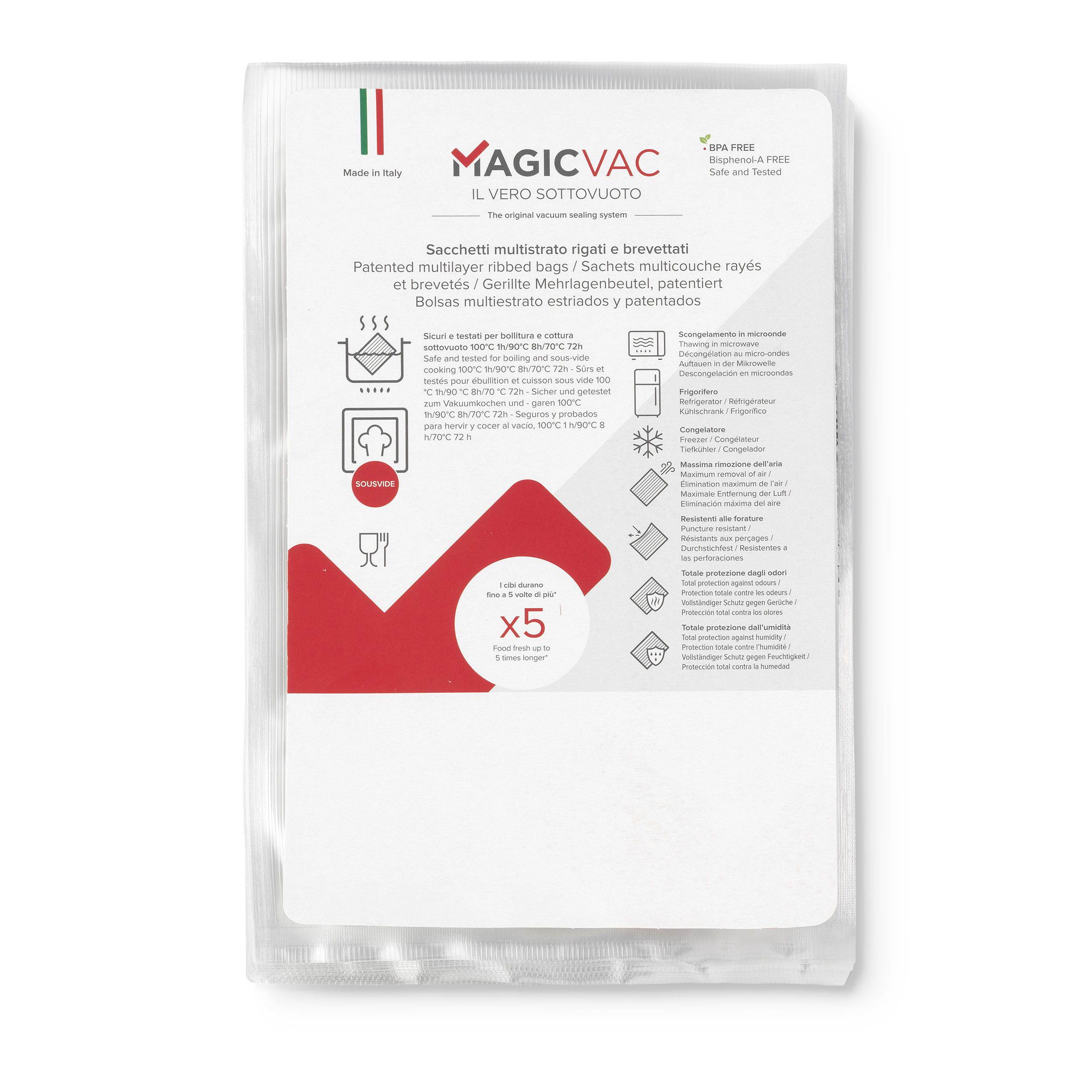 MAGICVAC Sacs Sous Vide 20x30 cm 50pcs