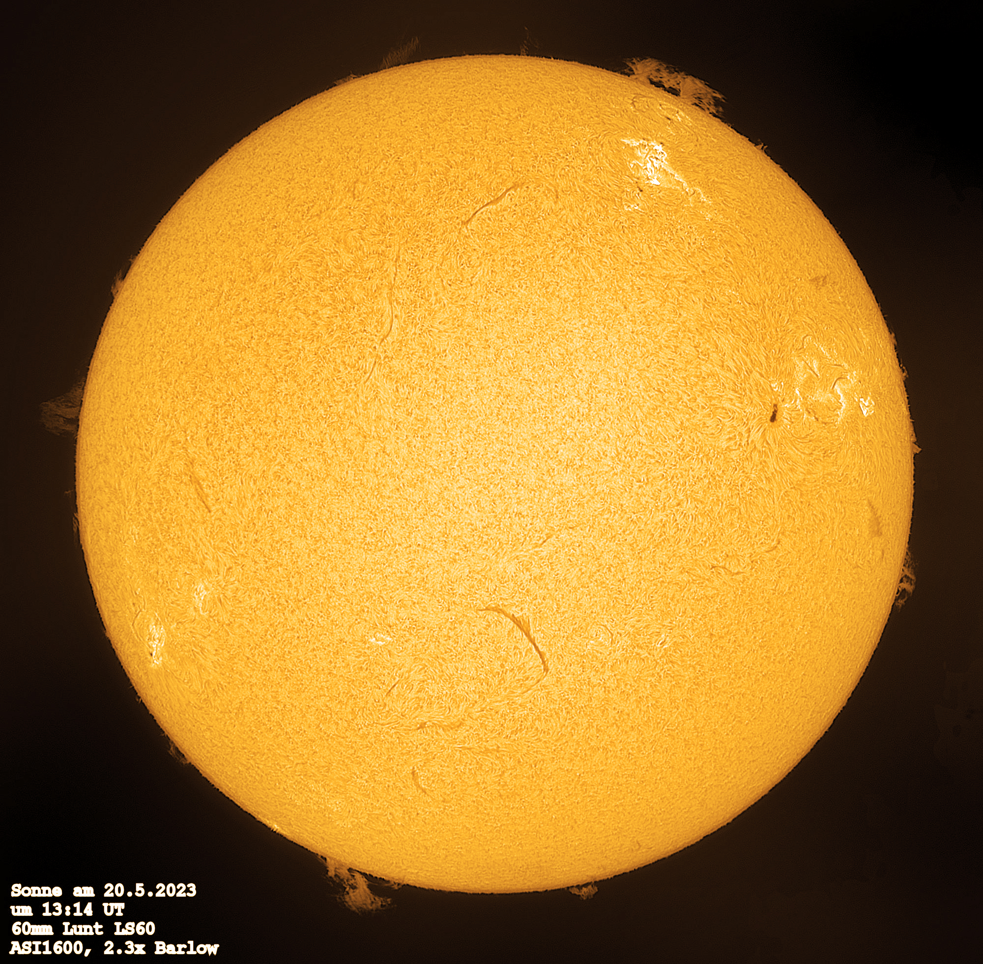 LUNT LS60MT/B1200R&P Télescope ED polyvalent pour le Soleil + la voûte céleste