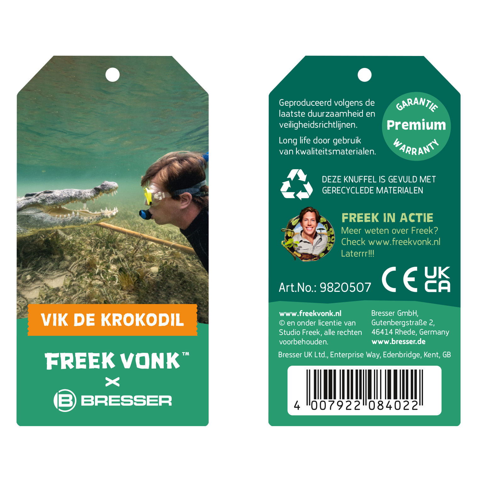 FREEK VONK x BRESSER Vik le Crocodile